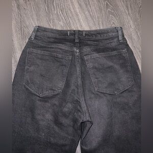 A&F curve love black jeans